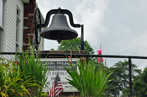 bell at Blue Roack Baptist Church